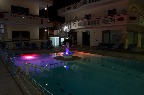 Ночной фонтан в отеле